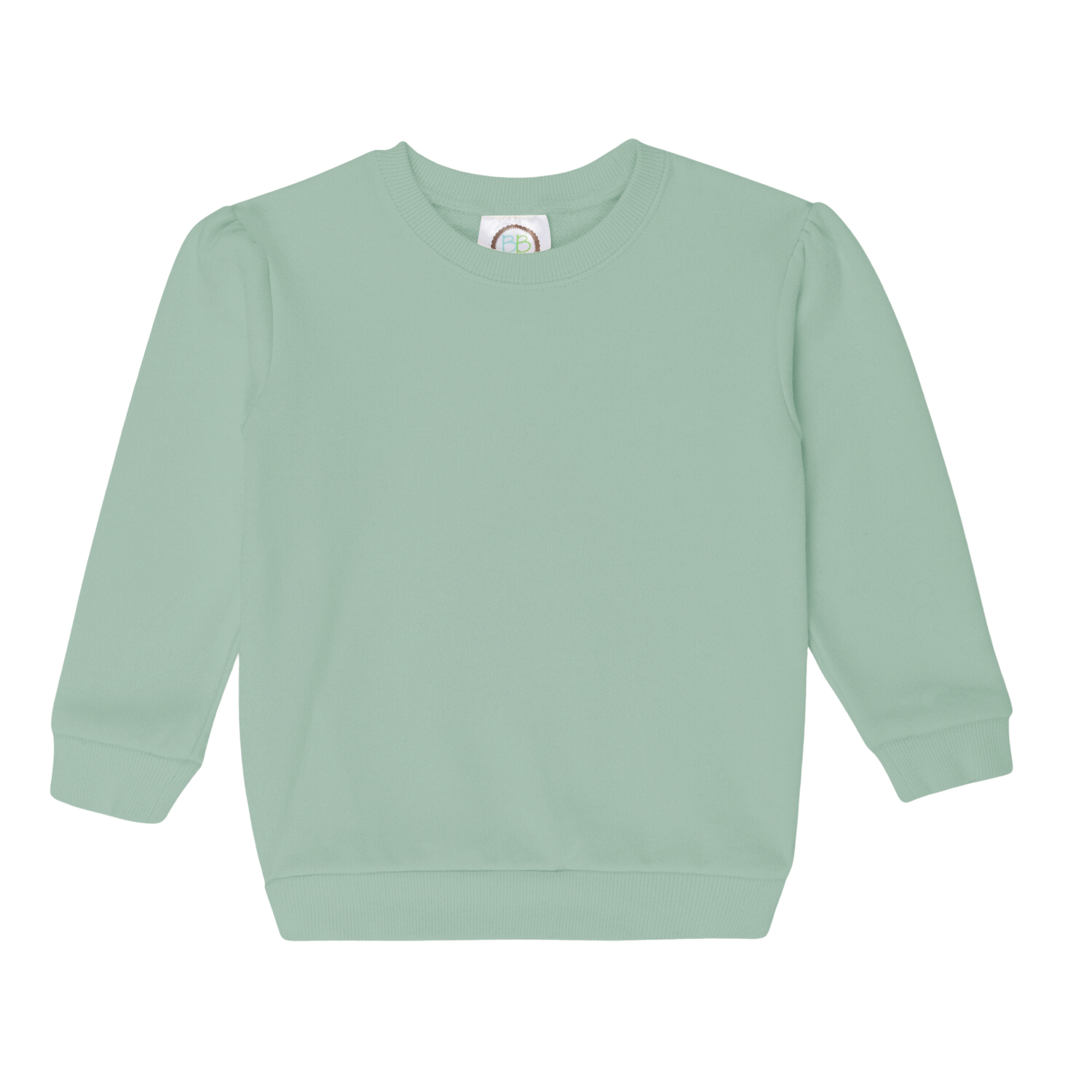 Blank Girl's Puff Sleeve Sweatshirt