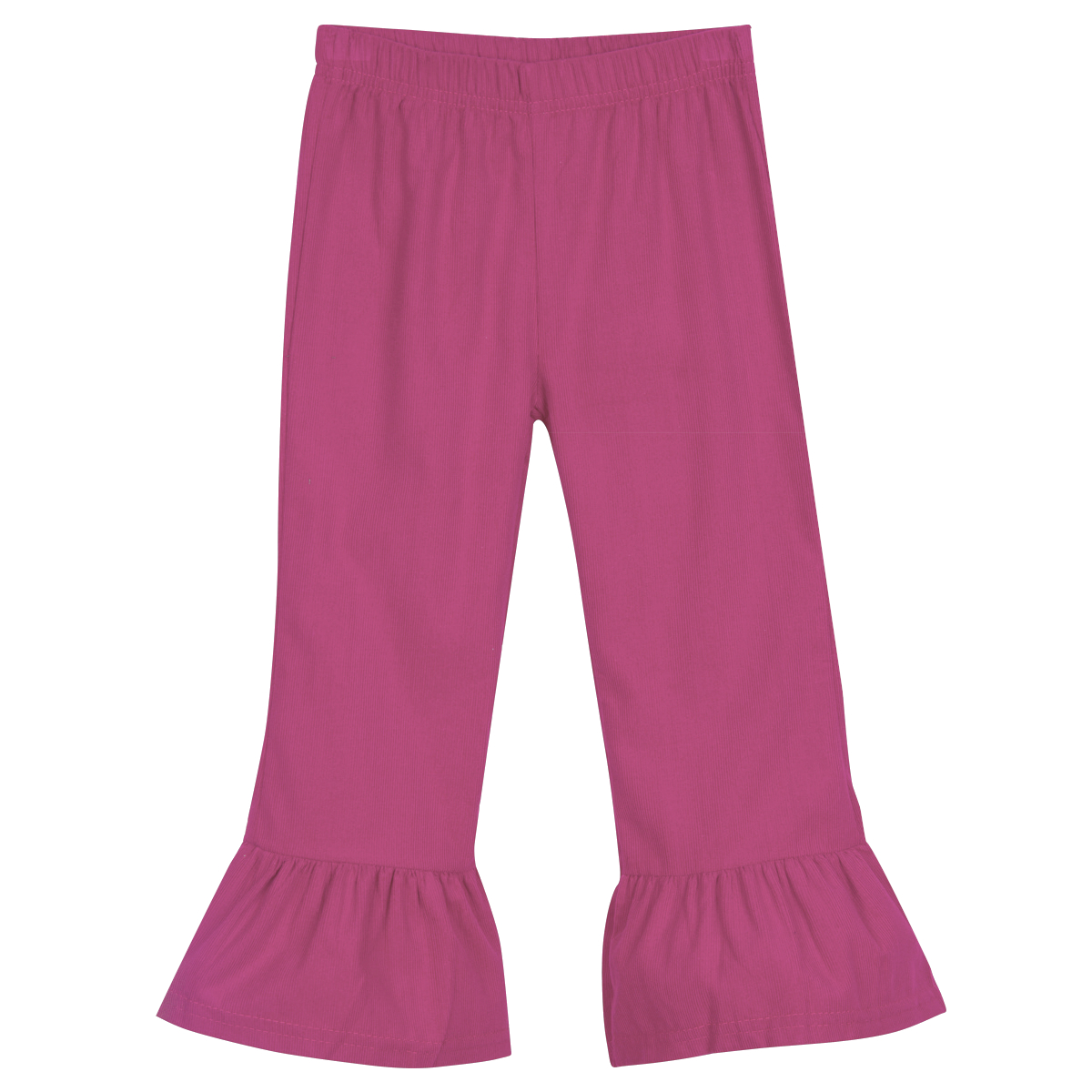 Dark pink ruffle pants