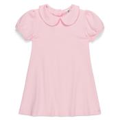 Blank Girl's Short Sleeve Peter Pan Dress